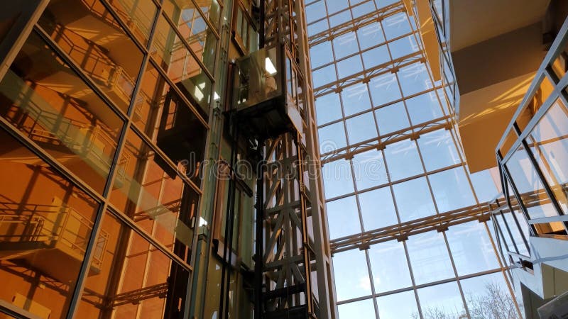 ClearEdge luxury aluminum and glass facade at golden hour